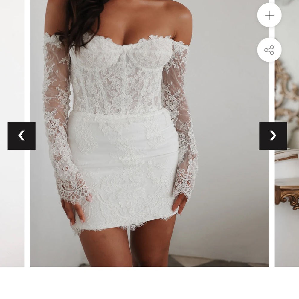 Untamed petals after party dress for wedding